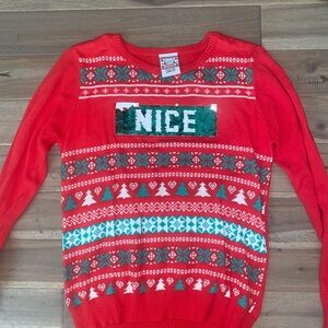 Naughty or nice Christmas sweater
